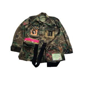 Dust of Gods Camo Jacket in Green In Dust We Trust